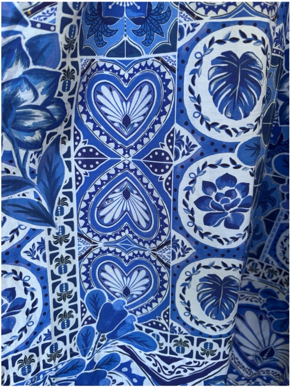 FARM Rio Blue Printed Maxi Dress - Picture 14 of 16